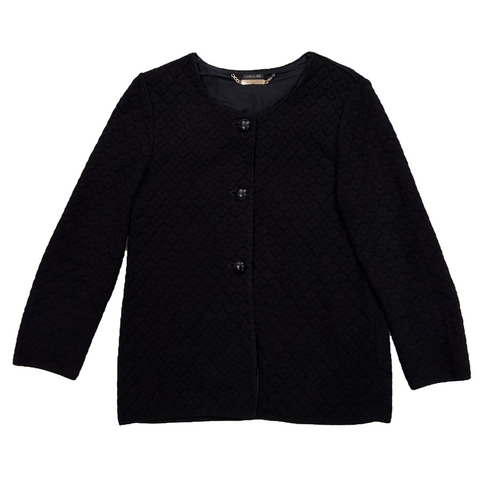 Falconeri navy cotton cardigan size M